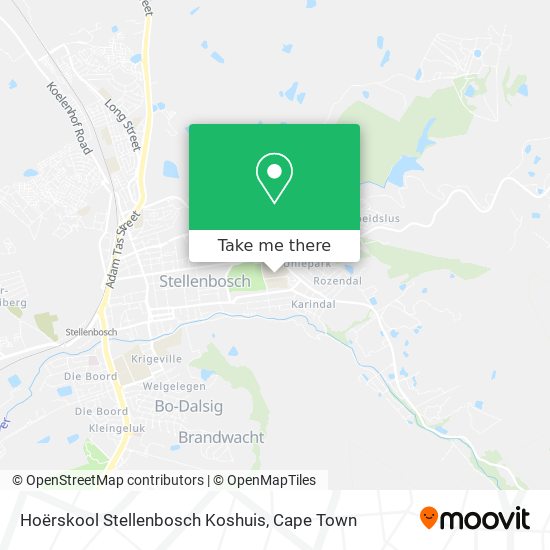 Hoërskool Stellenbosch Koshuis map