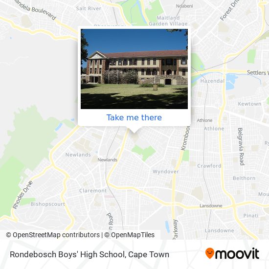 Rondebosch Boys' High School map