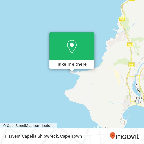 Harvest Capella Shipwreck map