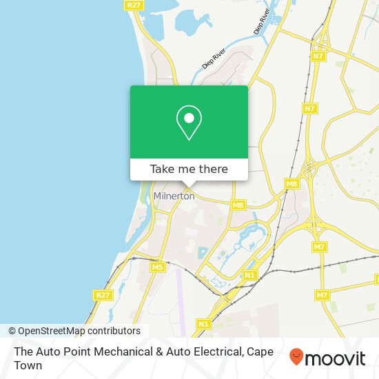 The Auto Point Mechanical & Auto Electrical map
