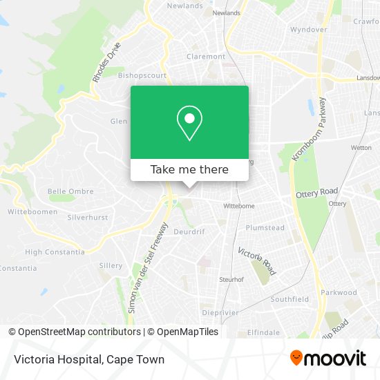 Victoria Hospital map