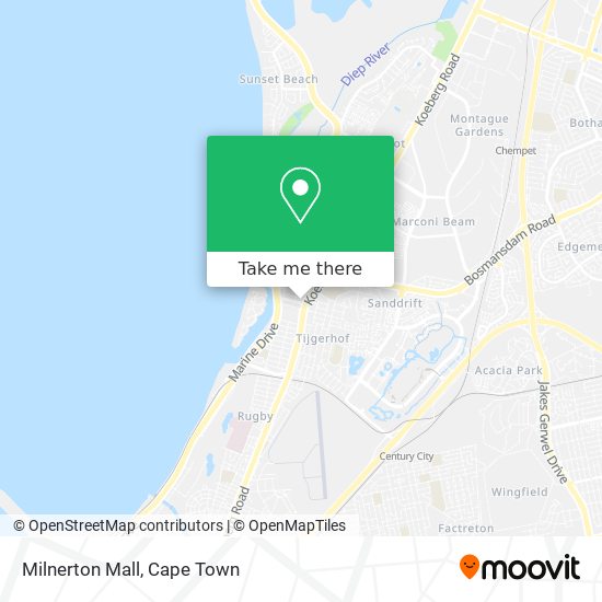 Milnerton Mall map