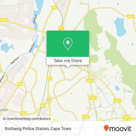 Bothasig Police Station map