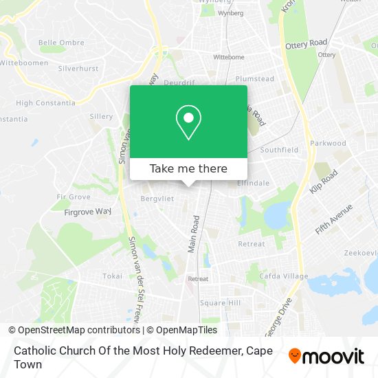 Catholic Church Of the Most Holy Redeemer map