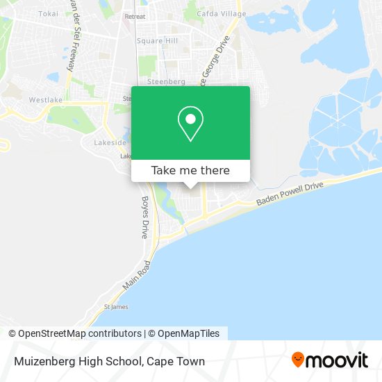 Muizenberg High School map