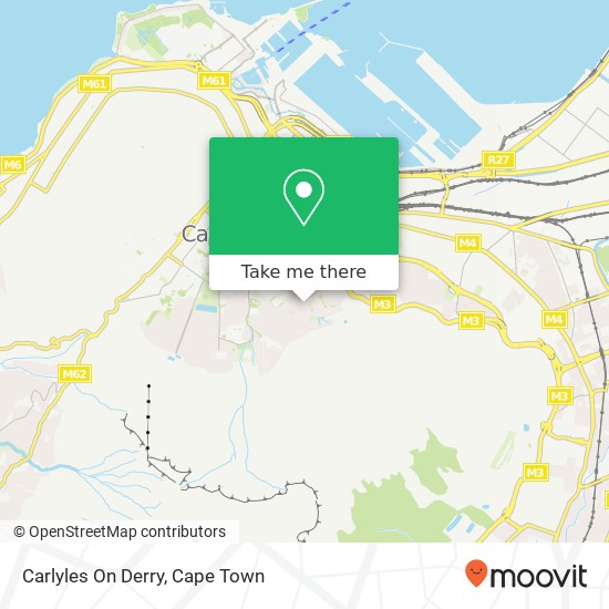 Carlyles On Derry map