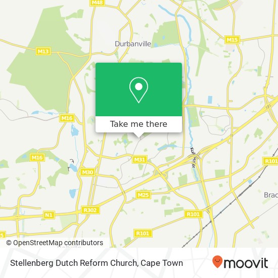 Stellenberg Dutch Reform Church map