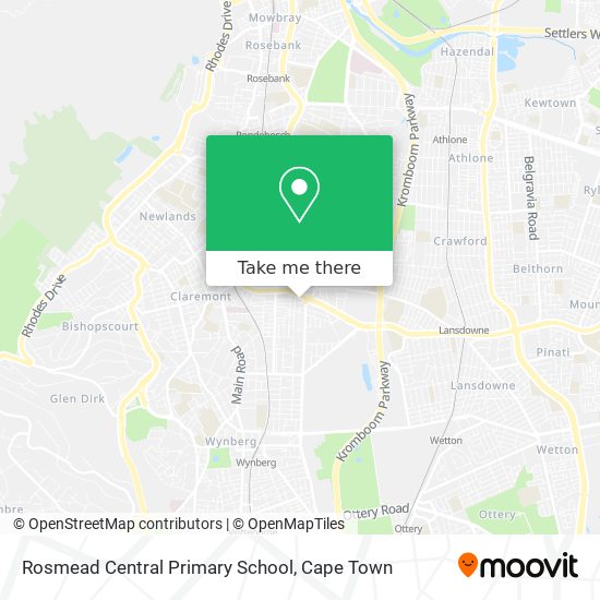 Rosmead Central Primary School map
