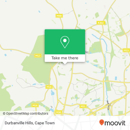 Durbanville Hills map