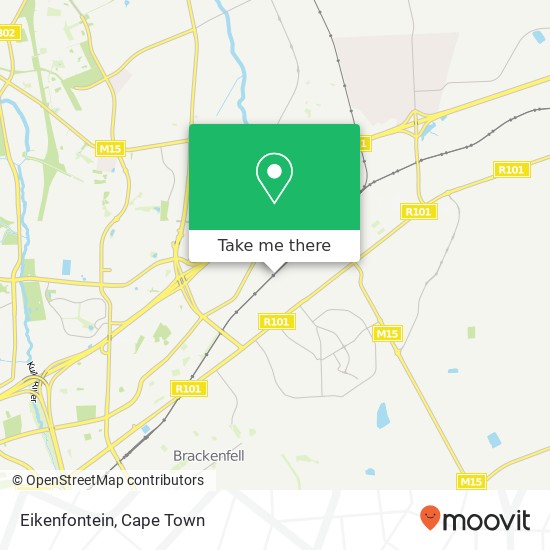 Eikenfontein map