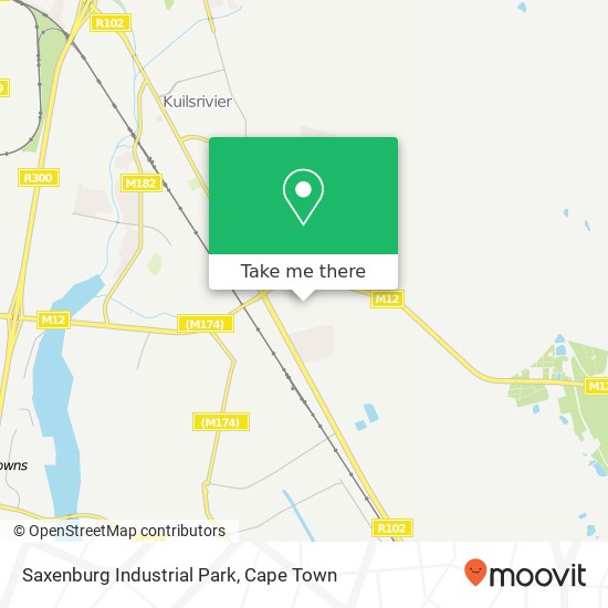 Saxenburg Industrial Park map
