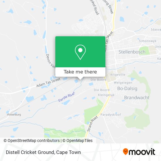 Distell Cricket Ground map