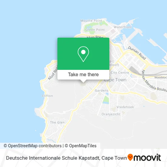 Deutsche Internationale Schule Kapstadt map