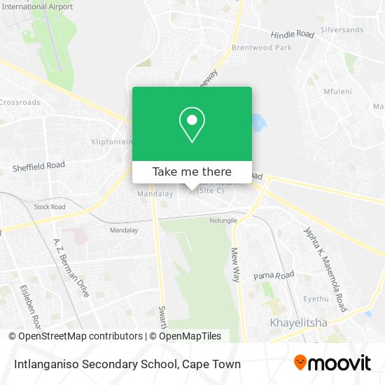 Intlanganiso Secondary School map