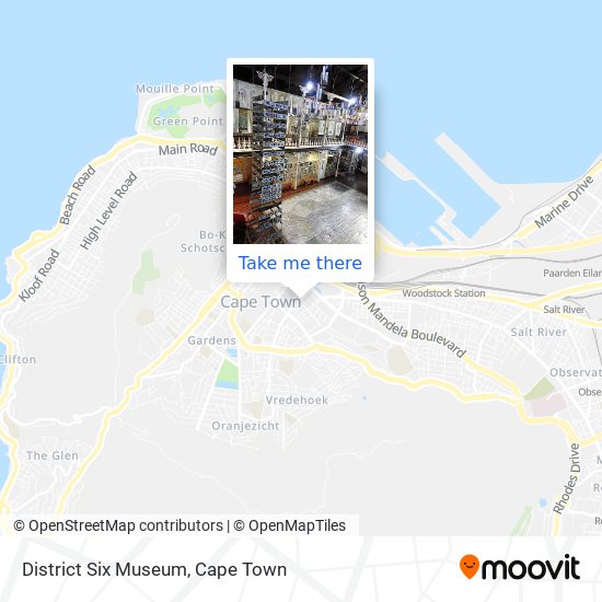 District Six Museum map