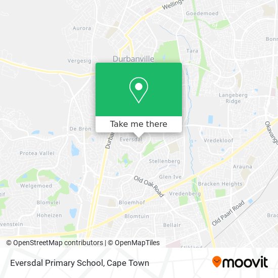 Eversdal Primary School map