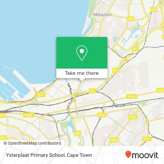 Ysterplaat Primary School map