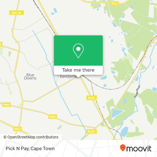 Pick N Pay map