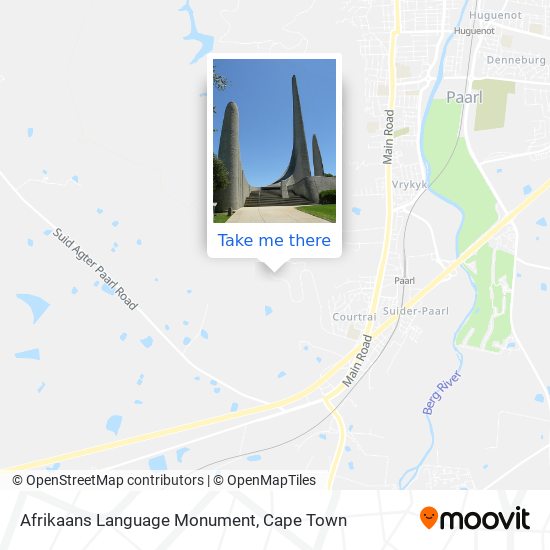Afrikaans Language Monument map