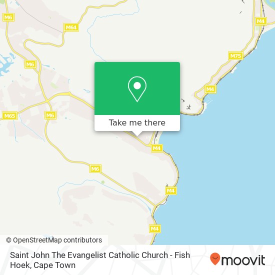 Saint John The Evangelist Catholic Church - Fish Hoek map