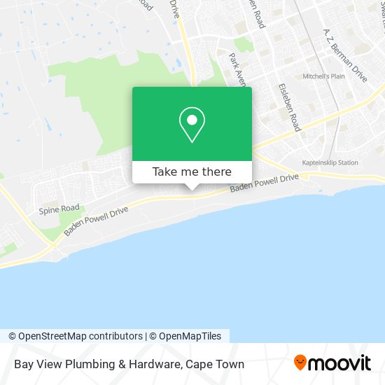 Bay View Plumbing & Hardware map