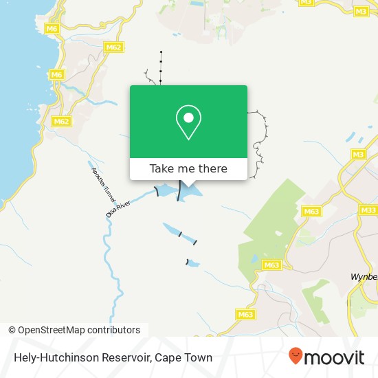 Hely-Hutchinson Reservoir map