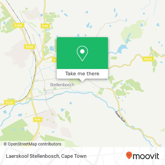 Laerskool Stellenbosch map