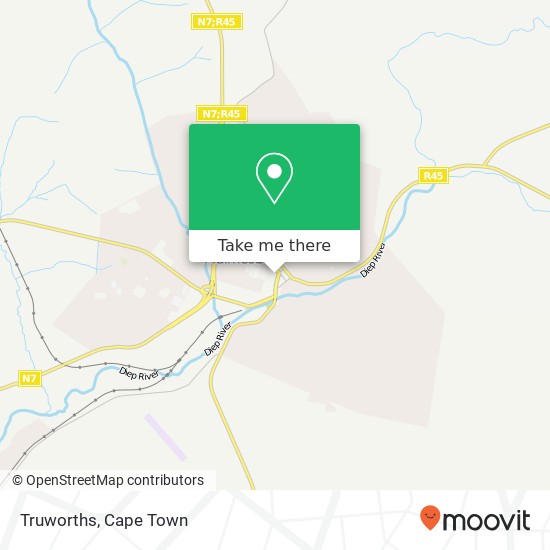 Truworths map