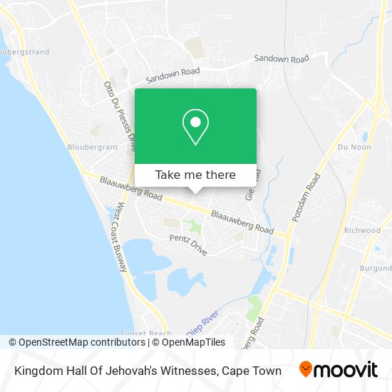 Kingdom Hall Of Jehovah's Witnesses map
