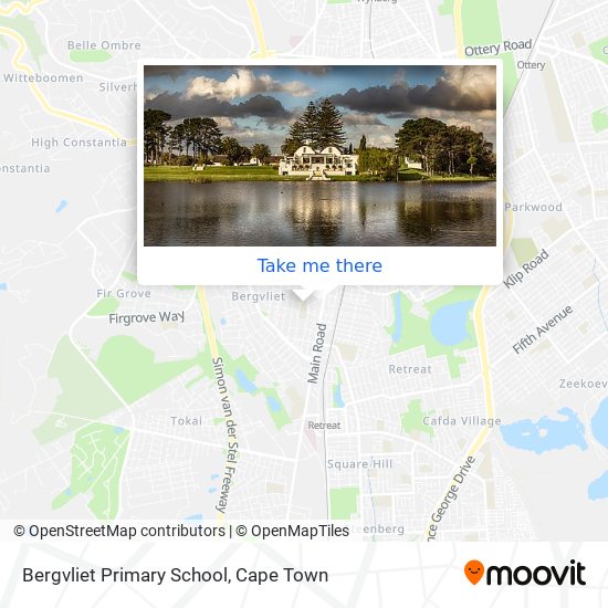 Bergvliet Primary School map
