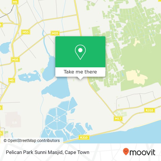 Pelican Park Sunni Masjid map