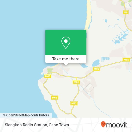 Slangkop Radio Station map