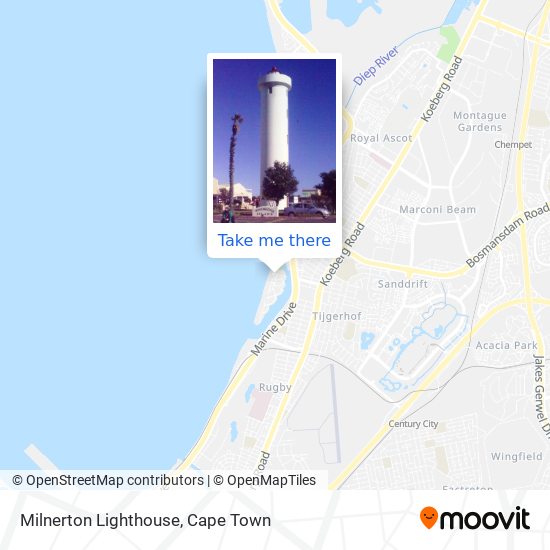 Milnerton Lighthouse map