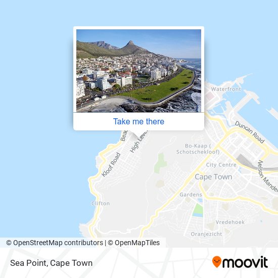 Sea Point map
