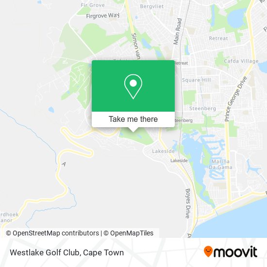 Westlake Golf Club map