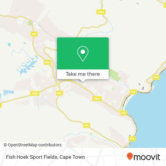 Fish Hoek Sport Fields map