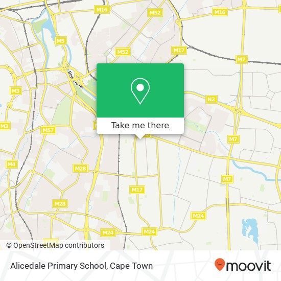 Alicedale Primary School map