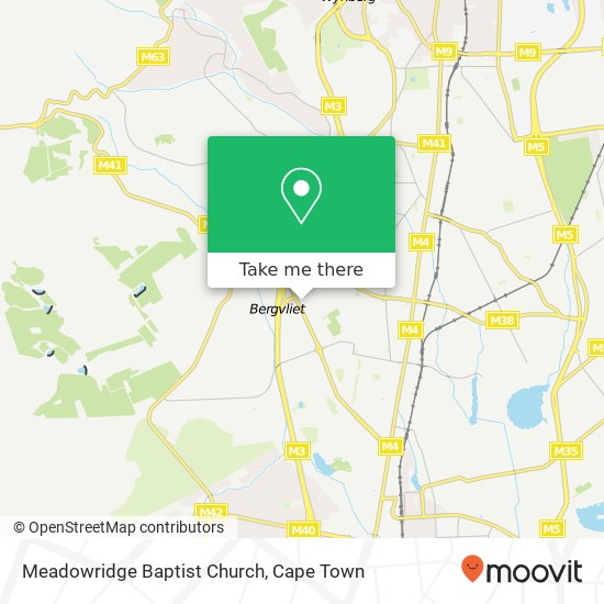 Meadowridge Baptist Church map