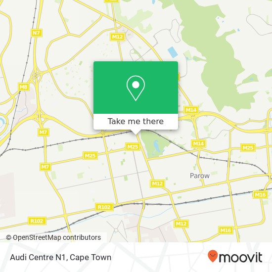 Audi Centre N1 map