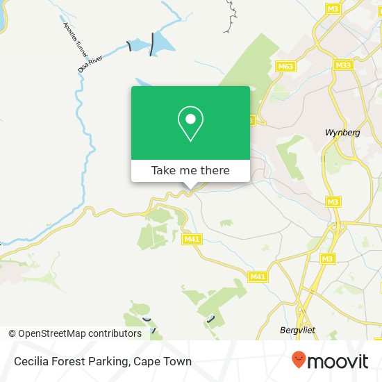 Cecilia Forest Parking map