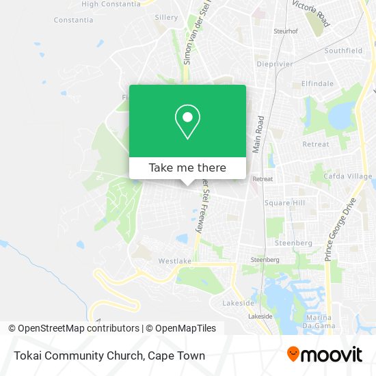 Tokai Community Church map