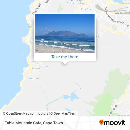 Table Mountain Cafe map