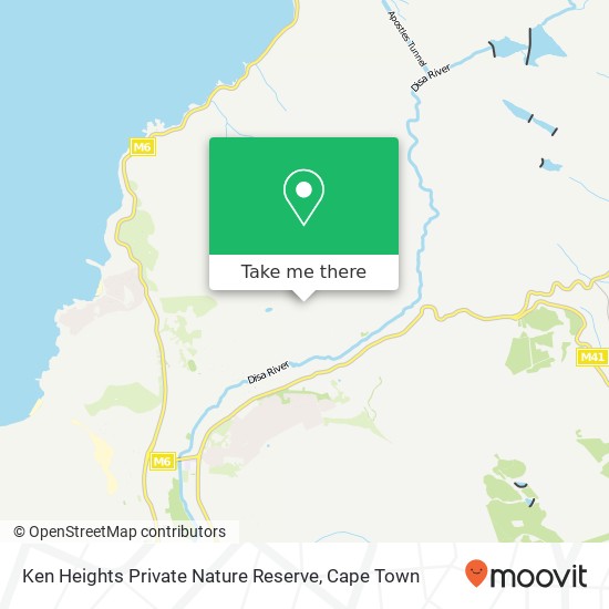Ken Heights Private Nature Reserve map
