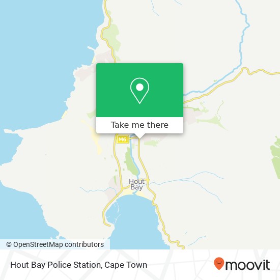 Hout Bay Police Station map