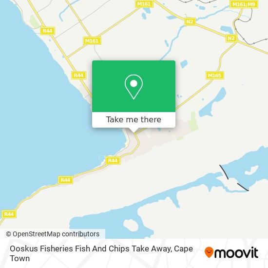 Ooskus Fisheries Fish And Chips Take Away map