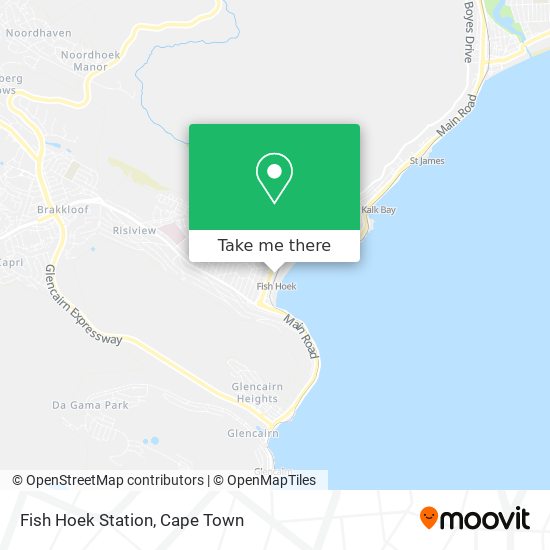 Fish Hoek Station map