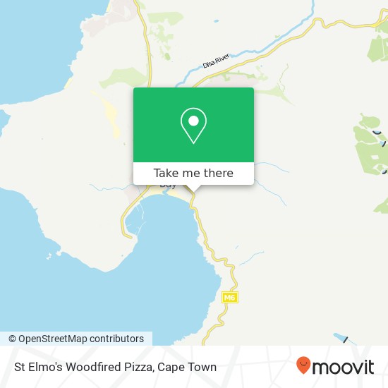 St Elmo's Woodfired Pizza map