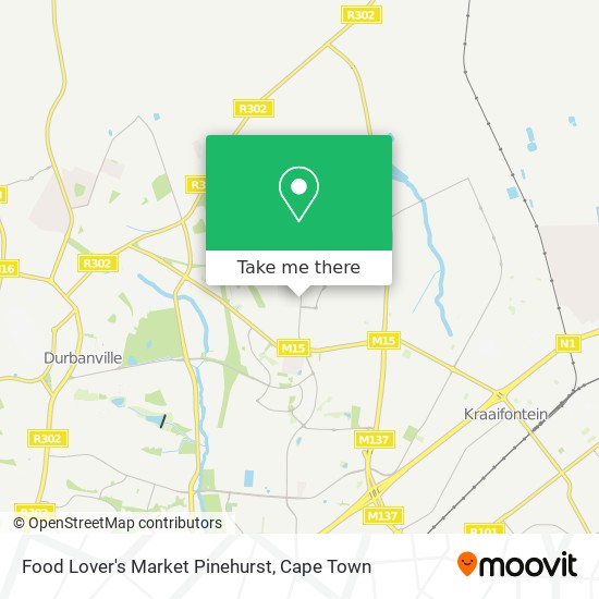 Food Lover's Market Pinehurst map