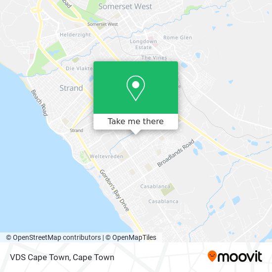 VDS Cape Town map