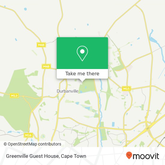 Greenville Guest House map